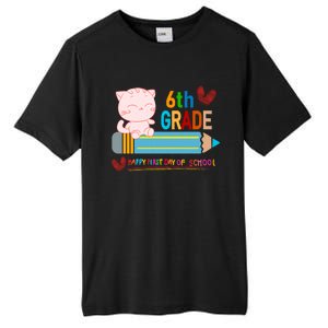 6Th Sixth Grade Happy First Day Of School Meaningful Gift Tall Fusion ChromaSoft Performance T-Shirt