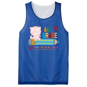 6Th Sixth Grade Happy First Day Of School Meaningful Gift Mesh Reversible Basketball Jersey Tank