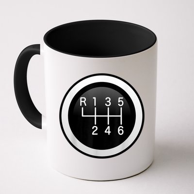 6 Speed Manual Stick Gear Shift Auto Racing Car Mug