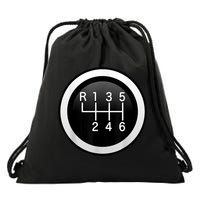 6 Speed Manual Stick Gear Shift Auto Racing Car Drawstring Bag