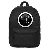 6 Speed Manual Stick Gear Shift Auto Racing Car 16 in Basic Backpack