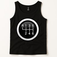 6 Speed Manual Stick Gear Shift Auto Racing Car Tank Top