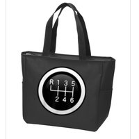 6 Speed Manual Stick Gear Shift Auto Racing Car Zip Tote Bag