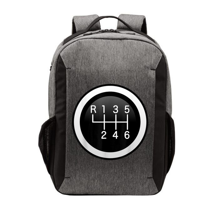 6 Speed Manual Stick Gear Shift Auto Racing Car Vector Backpack