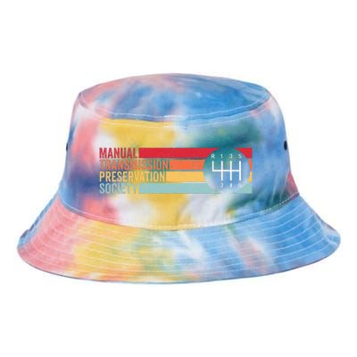 6 Speed Manual Transmission Preservation Society Tie Dye Newport Bucket Hat