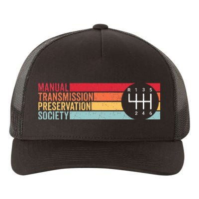 6 Speed Manual Transmission Preservation Society Yupoong Adult 5-Panel Trucker Hat