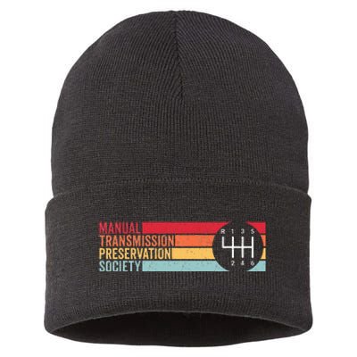 6 Speed Manual Transmission Preservation Society Sustainable Knit Beanie