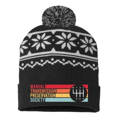 6 Speed Manual Transmission Preservation Society USA-Made Snowflake Beanie