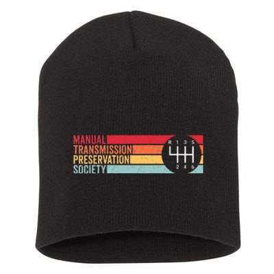 6 Speed Manual Transmission Preservation Society Short Acrylic Beanie