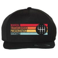 6 Speed Manual Transmission Preservation Society Wool Snapback Cap