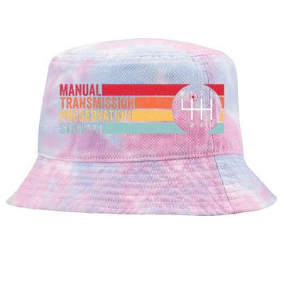 6 Speed Manual Transmission Preservation Society Tie-Dyed Bucket Hat