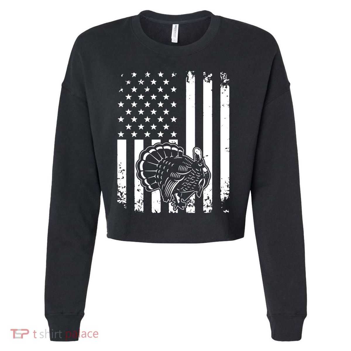 6 Stages Of Marathon Running Cropped Pullover Crew