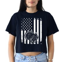 6 Stages Of Marathon Running Crop Top