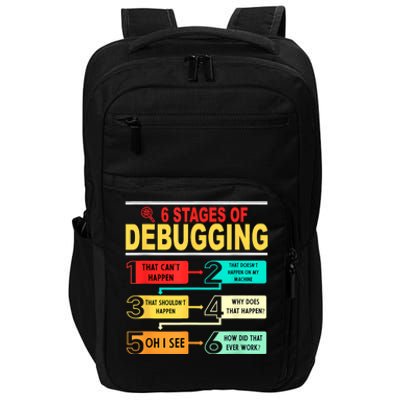 6 Stages Of Debugging Full Stack Coder Software Developer Impact Tech Backpack