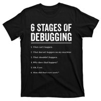 6 Stages Of Debugging Bug Coding Computer Programmer T-Shirt