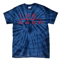 6 Speed Shift Knob Shirts Manual Car Lover Tie-Dye T-Shirt