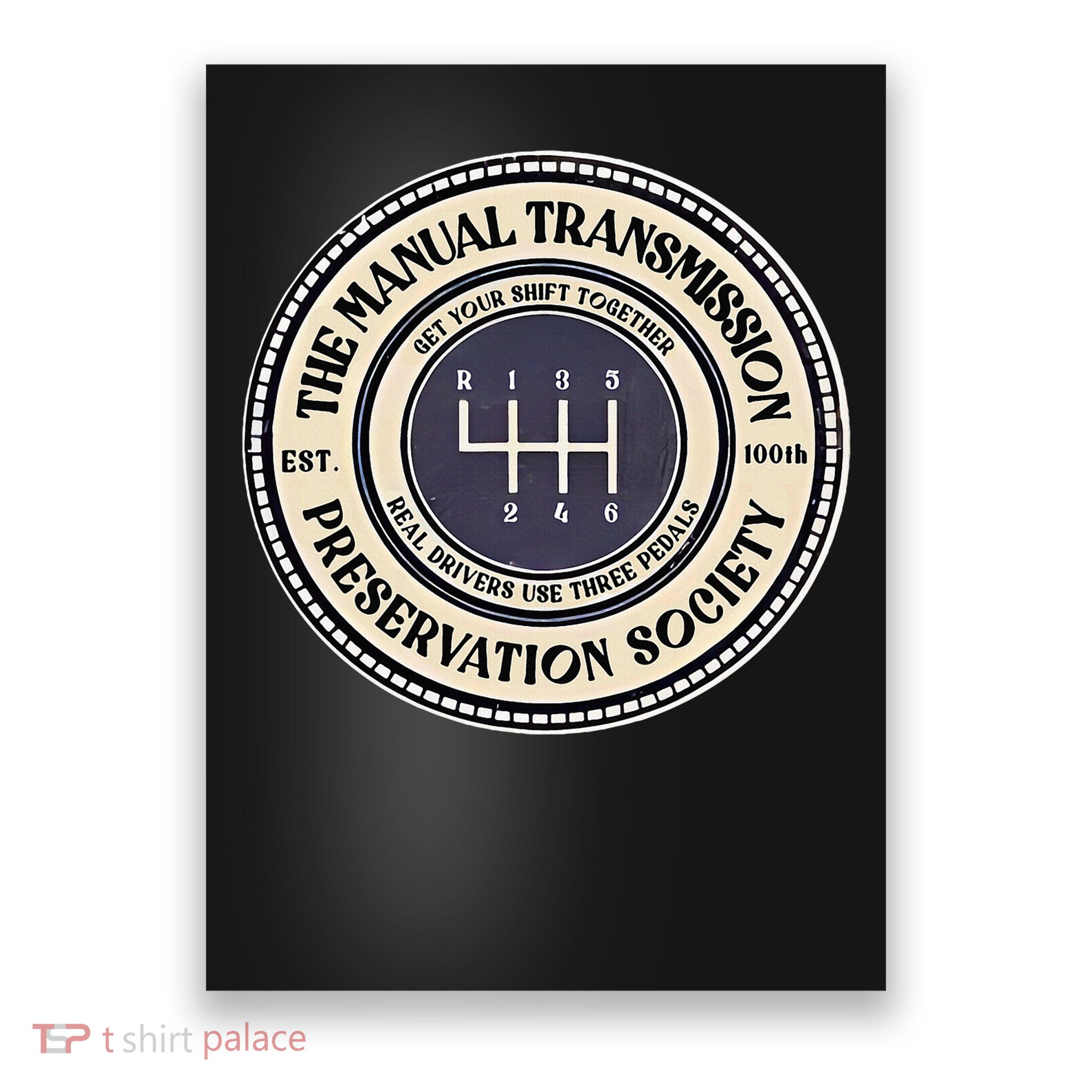 6 Speed The Manual Transmission Preservation Society Poster