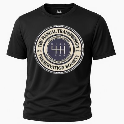 6 Speed The Manual Transmission Preservation Society Cooling Performance Crew T-Shirt