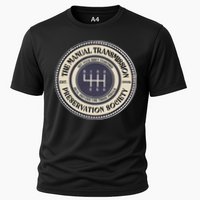 6 Speed The Manual Transmission Preservation Society Cooling Performance Crew T-Shirt