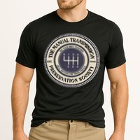 6 Speed The Manual Transmission Preservation Society Cooling Performance Crew T-Shirt
