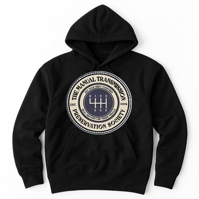 6 Speed The Manual Transmission Preservation Society Hoodie