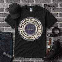 6 Speed The Manual Transmission Preservation Society Tall T-Shirt
