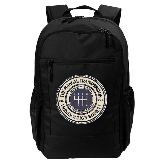 6 Speed The Manual Transmission Preservation Society Backpack