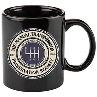6 Speed The Manual Transmission Preservation Society 11oz C Handle Ceramic Mug