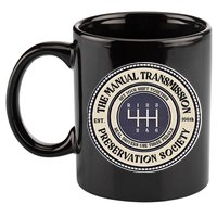 6 Speed The Manual Transmission Preservation Society 11oz C Handle Ceramic Mug