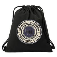 6 Speed The Manual Transmission Preservation Society Drawstring Bag