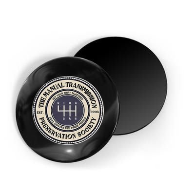 6 Speed The Manual Transmission Preservation Society Magnet
