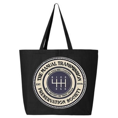 6 Speed The Manual Transmission Preservation Society 25L Jumbo Tote