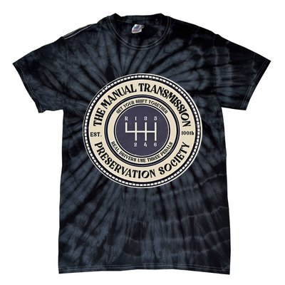 6 Speed The Manual Transmission Preservation Society Tie-Dye T-Shirt