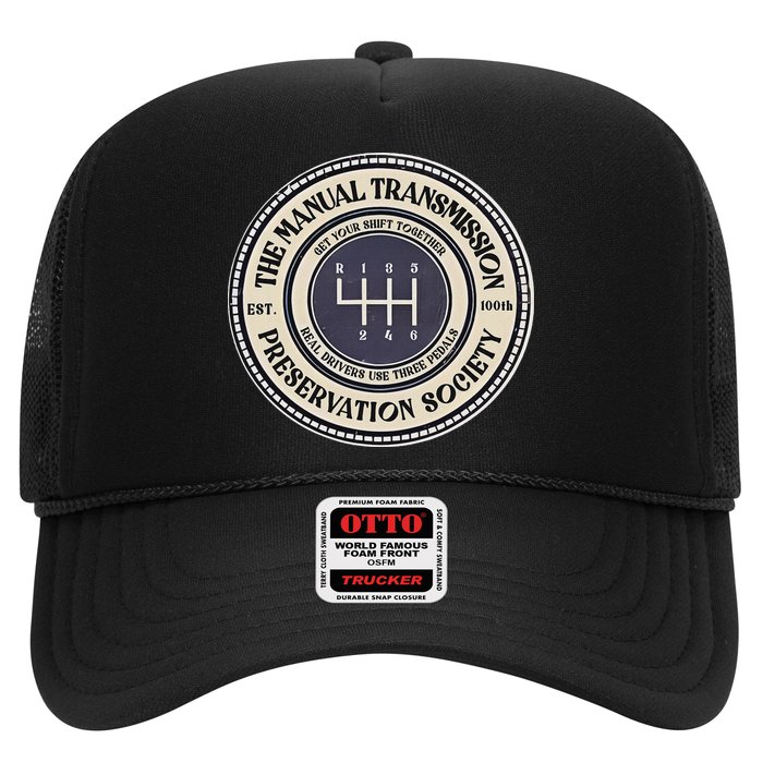 6 Speed The Manual Transmission Preservation Society Hat