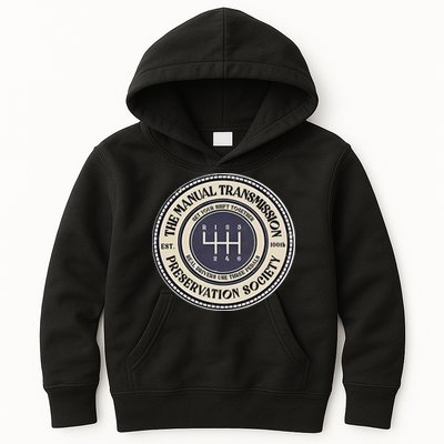 6 Speed The Manual Transmission Preservation Society Kids Hoodie