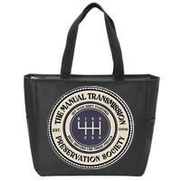 6 Speed The Manual Transmission Preservation Society Zip Tote Bag