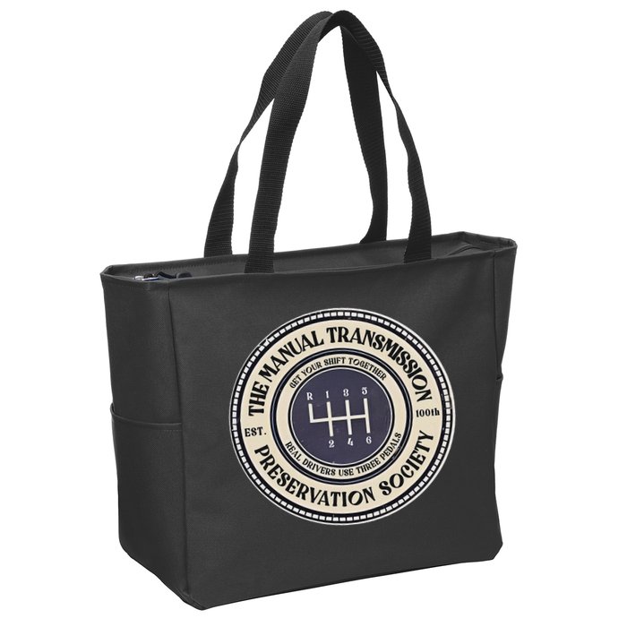 6 Speed The Manual Transmission Preservation Society Zip Tote Bag