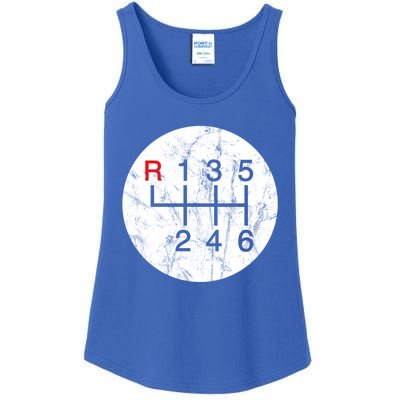 6 Speed Ual Stick Gear Shift Auto Racing Car Driver Gift Ladies Essential Tank