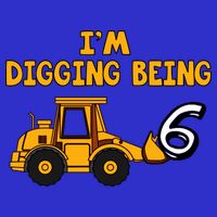 6th Birthday I'm Digging Being Six Sweatshirt