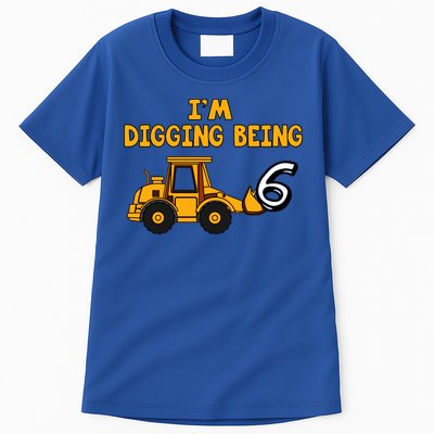 6th Birthday I'm Digging Being Six Tall T-Shirt