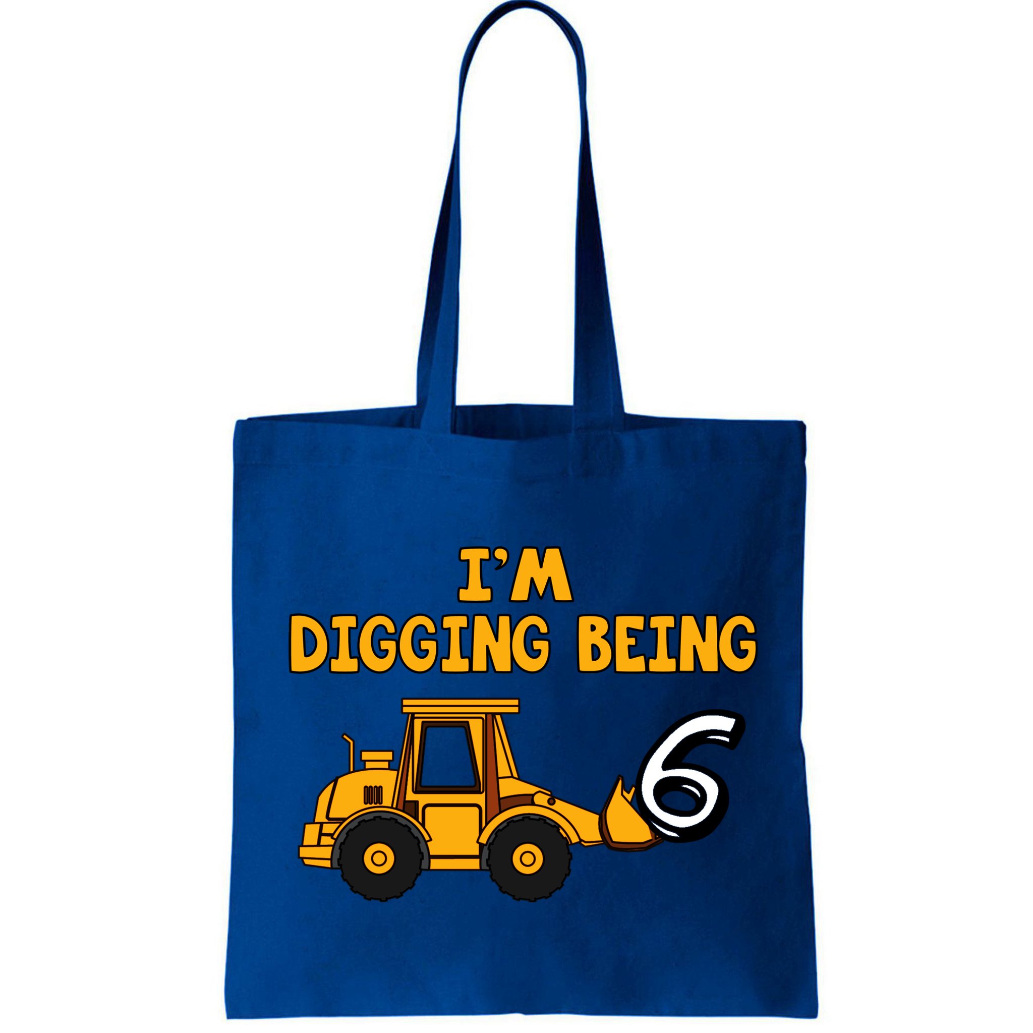 6th Birthday I'm Digging Being Six Bag