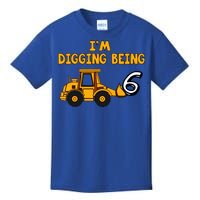 6th Birthday I'm Digging Being Six Kids T-Shirt