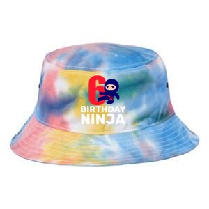 6th Birthday Ninja  Tie Dye Newport Bucket Hat