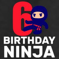 6th Birthday Ninja  Trucker Hat