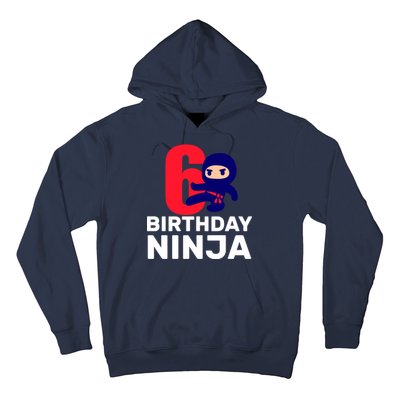 6th Birthday Ninja  Hoodie