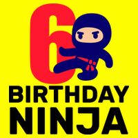 6th Birthday Ninja  11oz C Handle Ceramic Mug