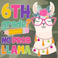 6th Grade? No Prob Llama Legacy Tie Dye Trucker Hat