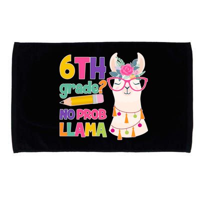 6th Grade? No Prob Llama Microfiber Hand Towel