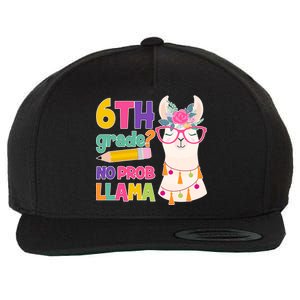 6th Grade? No Prob Llama Wool Snapback Cap