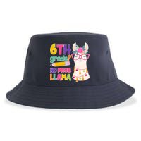 6th Grade? No Prob Llama Sustainable Bucket Hat